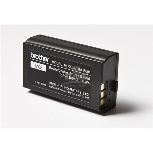 BROTHER Akkumulátor BA-E001 címkenyomtatóhoz, Li-Ion battery (TZe 18-24mm Li-Ion compatible PTouch machines) Brother - Copygo
