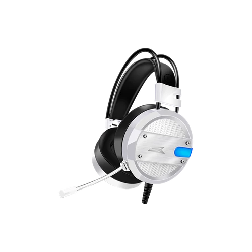 BARACUDA BGH-031W CONCH-W vezetékes gamer fejhallgató mikrofonnal, fehér BARACUDA