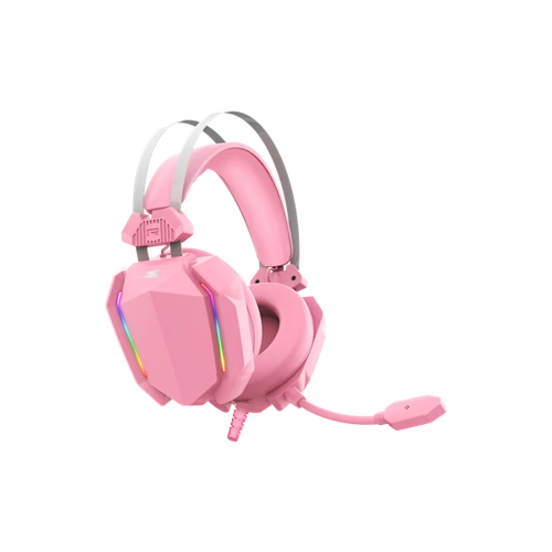 BARACUDA BGH-041P SEAGUL-P gamer fejhallgató mikrofonnal, pink BARACUDA
