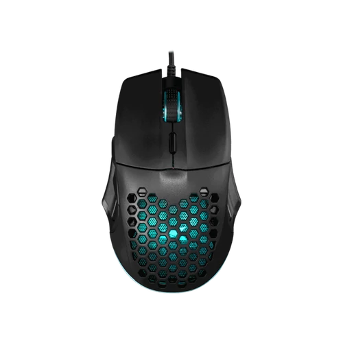 BARACUDA BGM-101B PENGUIN-B vezetékes gamer egér, 3600 dpi, rainbow MX8736B, fekete BARACUDA