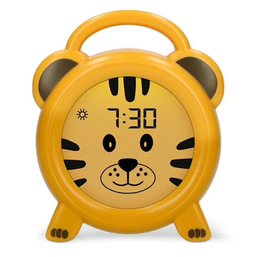 Alecto BC100TIGER Alvástréner éjszakai fény és ébresztőóra tigris Alecto