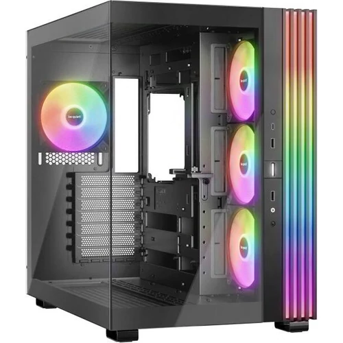 BE QUIET! Ház Midi ATX Light Base 600 LX Tápegység nélkül, Fekete be quiet!