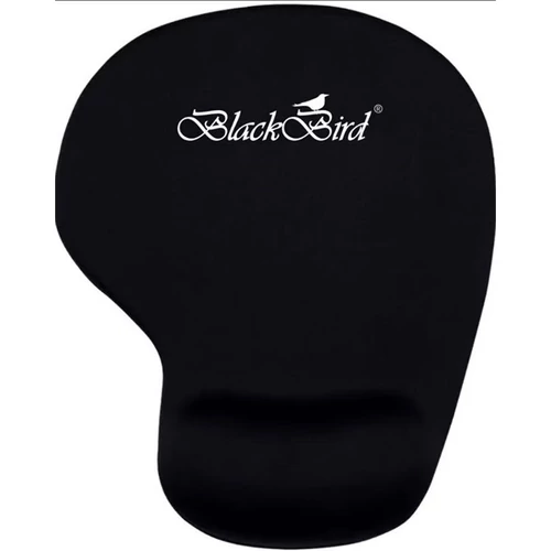 BLACKBIRD Egérpad Office FocusPad ergonómikus zselés  fekete BlackBird