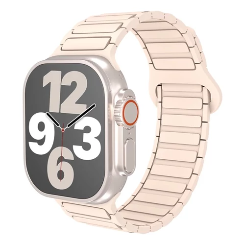 BLACKBIRD Szíj Iwatch készülékhez TACTICAL mágneses Világos barnaa 42 / 44 / 45 / 46 / 49 mm BlackBird
