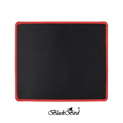 BLACKBIRD Egérpad Gamer NanoGlide  21x25cm 3mm vastag piros varrott szegély BlackBird