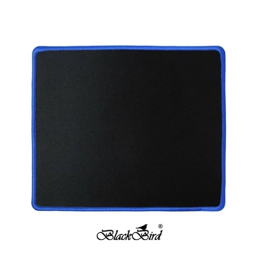 BLACKBIRD Egérpad Gamer NanoGlide  21x25cm 3mm vastag kék varrott szegély BlackBird