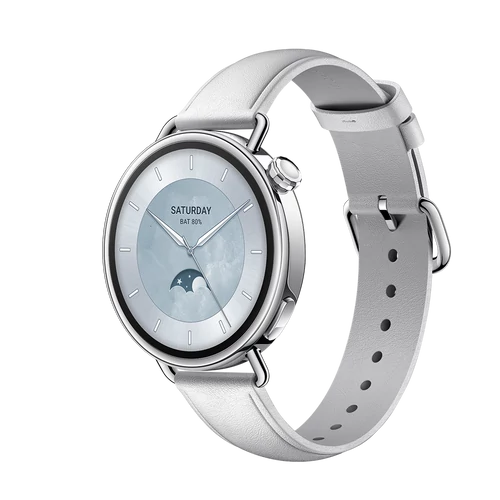 Xiaomi Watch S4 41mm Leather Strap(White) / BHR07VUGL