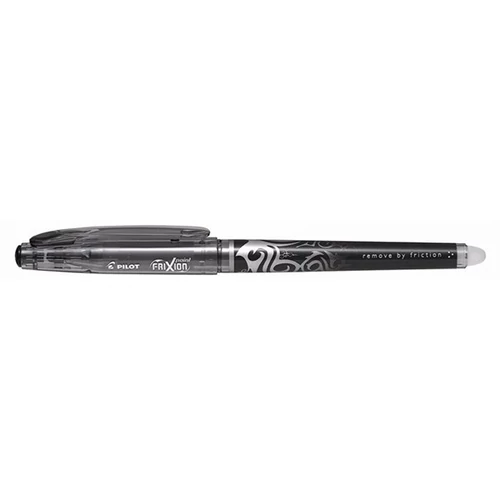 PILOT Rollertoll, 0,25 mm, tűhegyű, törölhető,"Frixion Point", fekete PILOT