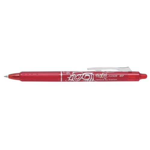 PILOT Rollertoll, 0,35 mm, törölhető,"Frixion Clicker", piros PILOT