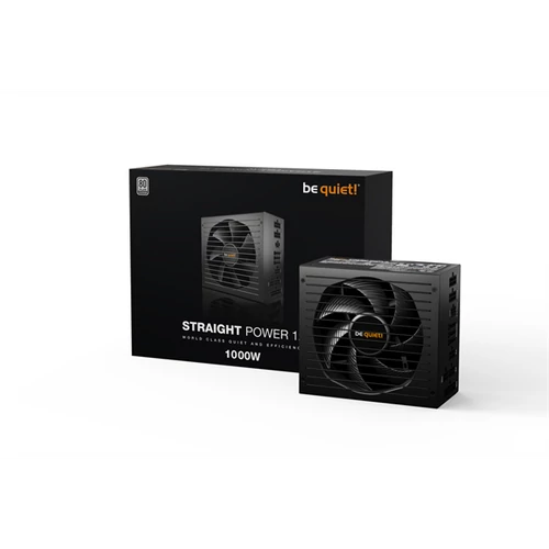 BE QUIET! Tápegység Straight Power 12 1000W, 13.5cm, 80+ Titanium Moduláris, Aktív PFC be quiet!