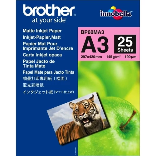 BROTHER Fotópapír BP60MA3, 25db / csomag Brother