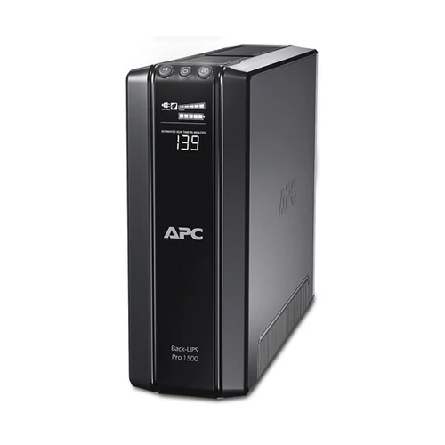 APC Back-UPS BR1500GI (RS) (5 + 5 C13) 1500VA (865 W) LCD 230V LINE-INTERAKTÍV szünetmentes tápegység, torony - USB APC