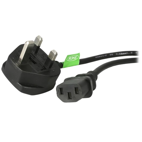 UK COMPUTER POWER CABLE 18AWG .