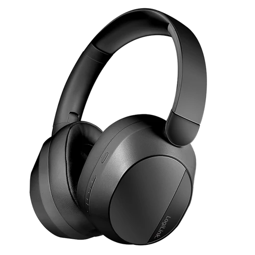 LOGILINK BT 6.0 Sound Wave Headset, ANC, 3.5 mm AUX, 15-hour battery life, Black Silverline