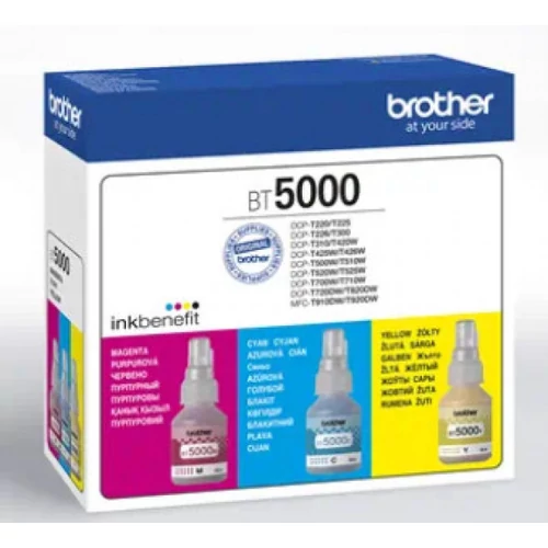 BROTHER Tintapatron BT5000CLVAL, 5000 oldal, CMY Brother