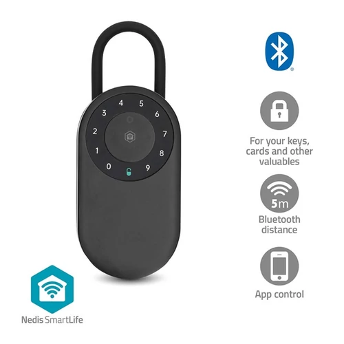 Nedis BTHKB11BK kültéri okos kulcs széf, Bluetooth®, IPX65 NEDIS