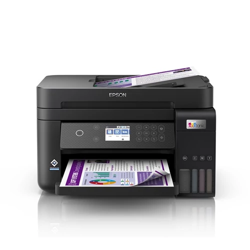 EPSON Tintasugaras nyomtató - EcoTank L6270 (A4, MFP, színes,4800x1200 DPI,33 lap / perc, duplex, ADF, USB / LAN / Wifi)