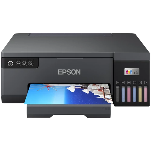 EPSON Tintasugaras nyomtató - EcoTank L8050 (A4, színes, 5760x1440 DPI, 25 lap / perc, USB / Wifi / Wifi Direct)