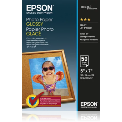 Epson 13x18 Fényes Fotópapír 50Lap 200g (Eredeti)