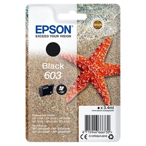 Epson T03U1 Patron Black 3,4ml (Eredeti)