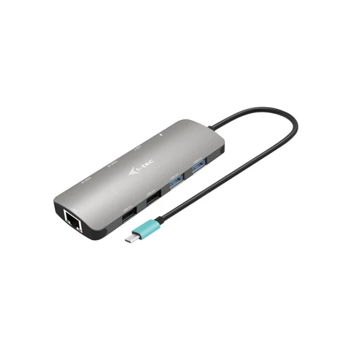 USB-C METAL NANO 2X HDMI DOCKING STATION + PD 100W