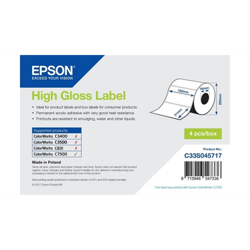EPSON High Gloss Label 102 x 51mm, 2310 lab Epson