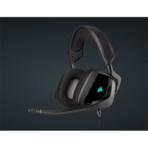 CORSAIR Vezetékes Headset, VOID RGB ELITE USB Premium Gaming, 7.1 Hangzás, RGB, fekete Corsair