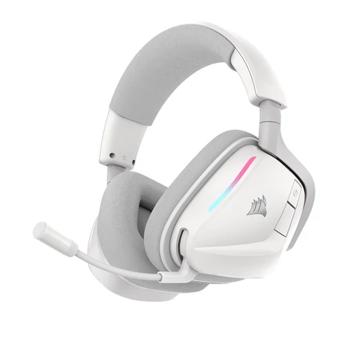 CORSAIR Vezeték Nélküli Headset, VOID v2 Wireless Gaming Headset, Dolby Atmos, fehér Corsair