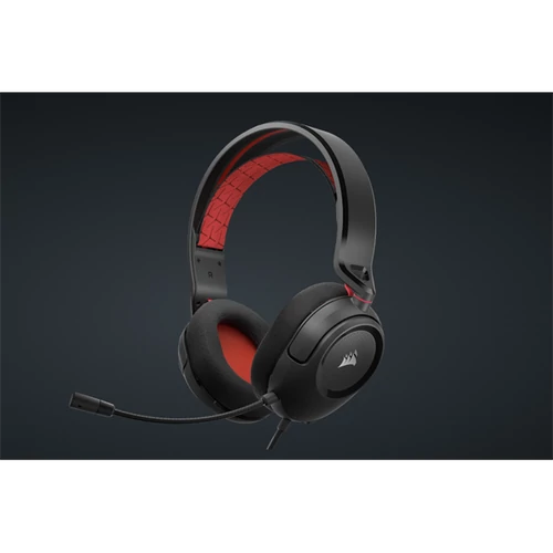 CORSAIR Vezetékes Headset, HS35 v2 Gaming, Multiplatform, piros Corsair