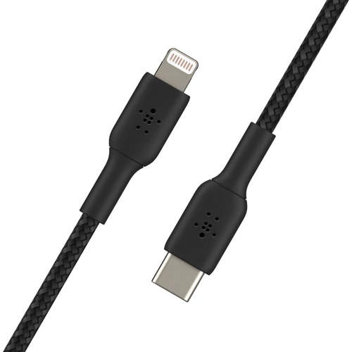 LIGHTNING/USB-C CABLE MFI 2M BLACK