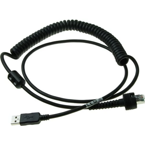 CABLE CAB-553 USB TYPE A COILED 2.4 M / 7.8 FT IP67