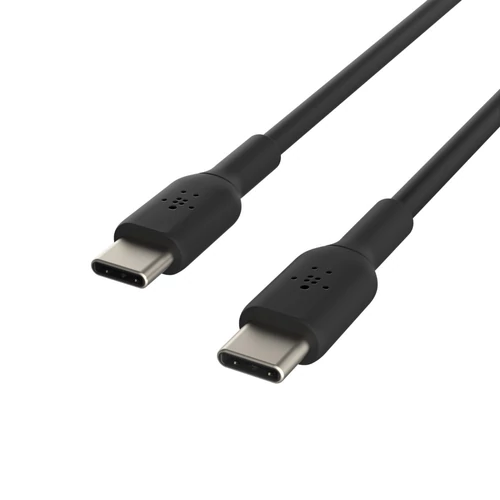 USB-C/USB-C CABLE PVC 1M BLACK