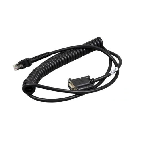 CABLE RS232 DB9 MALE CONNECTOR 2.8M COILED R PIN 9 TXD 2 TRUE
