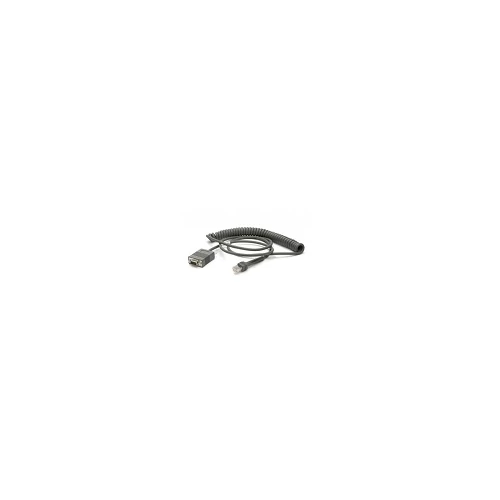 CABLE RS232 FEMALE CONNECTOR 2.8M COILED POWER PIN 9 -30C