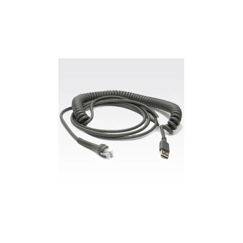 USB CBL SERIE A 9FT COILED