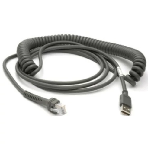 CABLE SHIELDED USB: SERIES A CONNECTOR 15FT/4.6M COILED