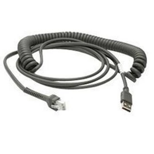 CABLE - SHIELDED USB SERIES A CONNECTOR 9FT.(2.8M) COILED