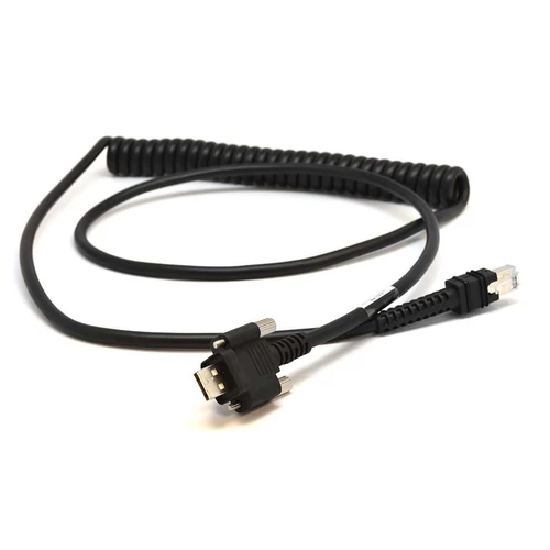 CABLE SHIELD USB SER A LOCK CONNECTOR VC70 12IN COILED