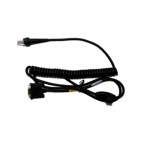 RS232 5V SIGNALS BLK DB9 MALE 3M COILED EXTERNAL POWER