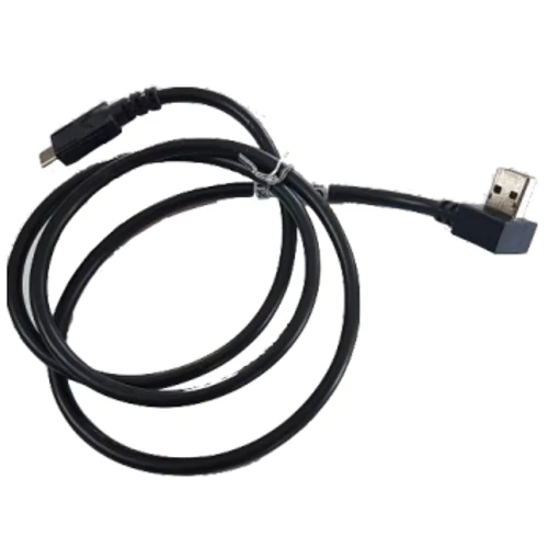 USB-C CABLE WITH 90 DEGREE BEND IN USB-C ADAPTER