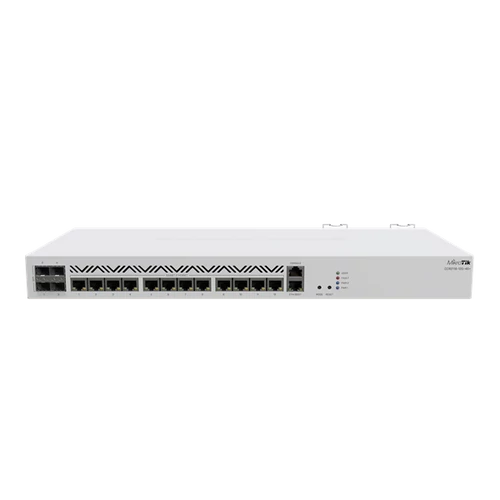 MIKROTIK Vezetékes Cloud Core Router 13x1000Mbps + 4x10000Mbps SFP + , Redundáns, Rackes - CCR2116-12G-4S+