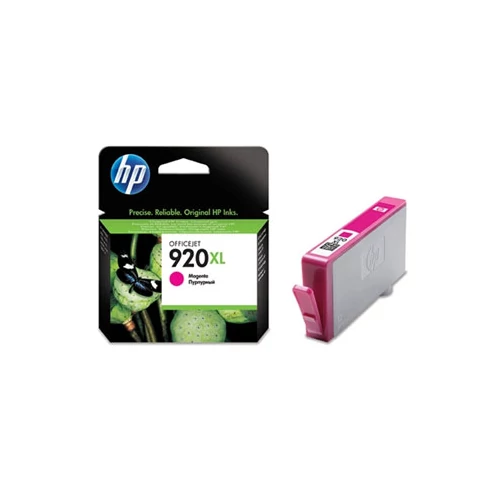 A HP Officejet festéket használó HP 920XL magenta tintapatronokkal a lézeres megoldásnál olcsóbban nyomtathat színesben. Az eredeti HP tinták különleges kialakításuknál fogva gyorsan száradó dokumentumokat adnak, főként a ColorLok emblémás papírokon.<b