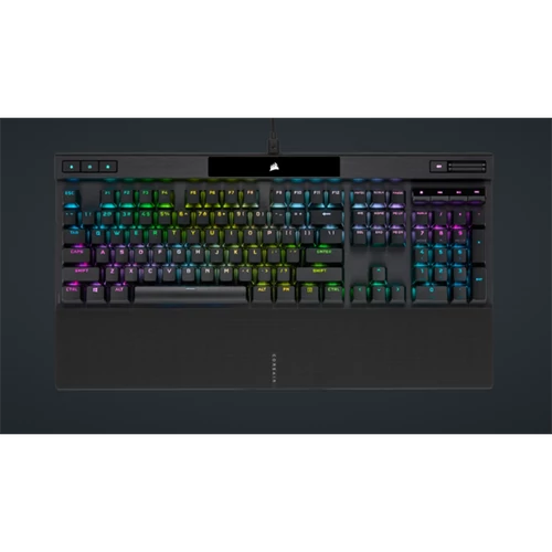CORSAIR Vezetékes Billentyűzet Gaming, K70 RGB PRO, Mechanikus, CHERRY MX SPEED switch, Alumínium keret, US, szürke Corsair