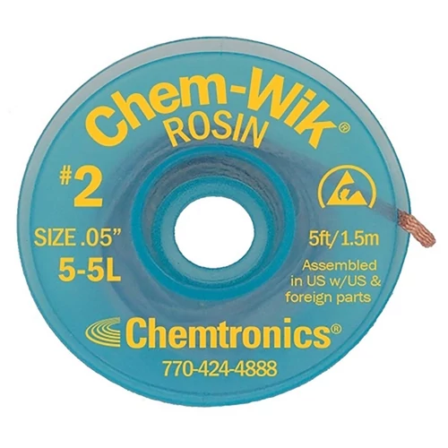 (Nedis) Chemtronics ón szívó, kiforrasztó szalag, 1.27mm x 1.5m, CHEM-WIK AA NEDIS