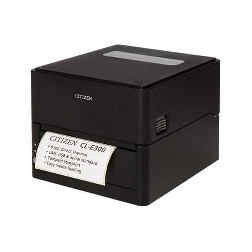 CL-E300 PRINTER LAN USB SERIAL BLACK EN PWR 300DPI DT 5IN