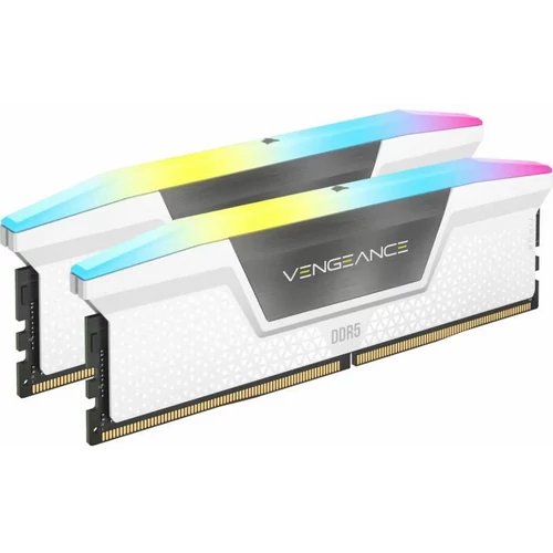 CORSAIR DDR5 5200MHz 64GB (2x32GB) XMP VENGEANCE RGB RAM, fehér