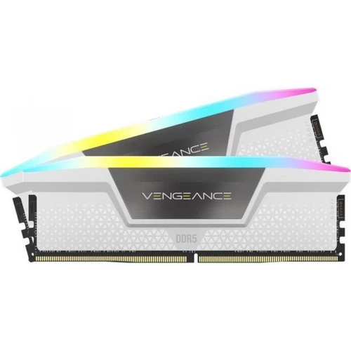 CORSAIR DDR5 5600MHz 64GB (2x32GB) XMP VENGEANCE RGB RAM, fehér