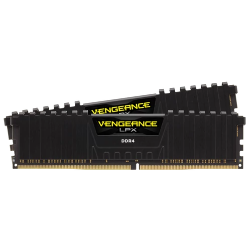 CORSAIR DDR4 16GB (2x8GB) 3200MHz Vengeance LPX RAM, Fekete