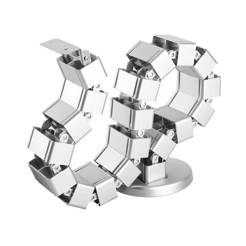 CABLE MANAGER SPINE ORGANIZER-FLEXIBLE + ADJUSTABLE