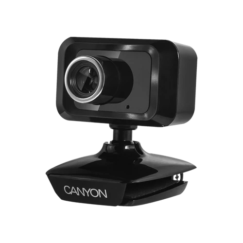 CANYON Webkamera, 0,3MP, USB2.0, Forgatható, fekete - CNE-CWC1